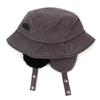 Universal Chemistry Gray Corduroy Earflap Bucket Hat
