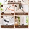 Narrow Head Crevice Cleaning Brush Wall Hanging Gap Cleaning Brush  for Home Kitchen Toilet Shower