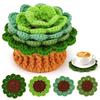 Craft for Knitting Sunflower Instructions Popular with Parents and Adult Free Summer Vacation Craft Coaster Kit, Crochet, Beginners, Set, Bag,