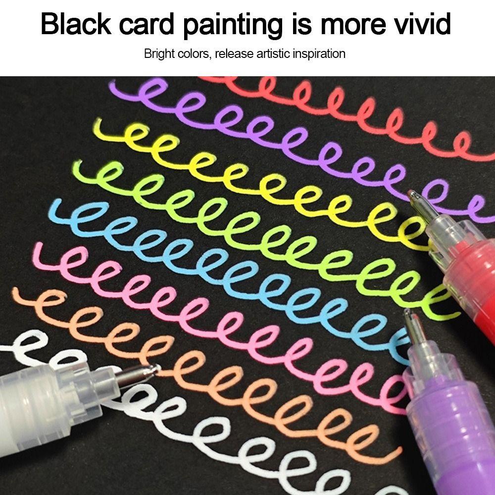 Hardhead Acrylic Marker Pen High Gloss Straight Liquid Marker Painting Colour Pen DIY Crafts