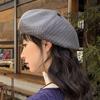 Держите в тепле Женская шляпа художника Хлопковая женская восьмиугольная кепка Крутая шляпа-берет в горошек Дамы