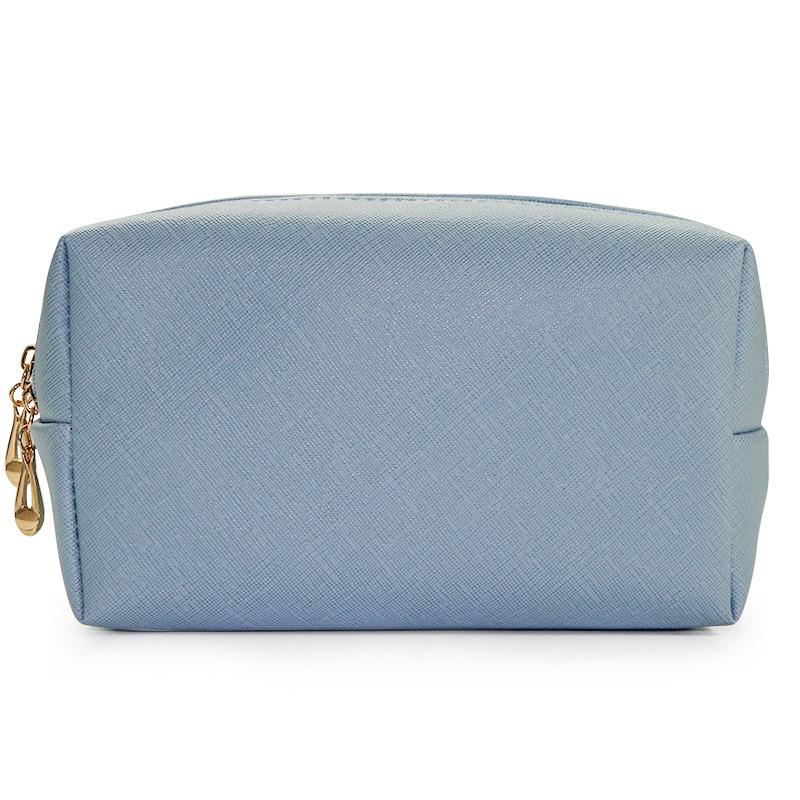 Travel Makeup Bag Portable Outdoor Storage Bag Wash Bag, Small Size PU Waterproof Shell Makeup Bag