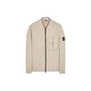 SS23 Solid Color Logo Embroidered Shirt Jacket Men Jackets Khaki 781510304-V0192