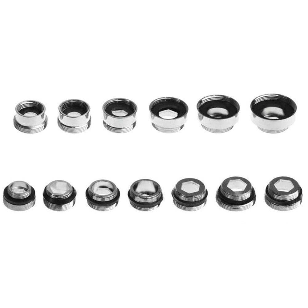 Faucet Adaptor Tap Aerator Connector +2 Gasket Brass Easy To Install Kitchen