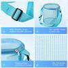 Beach Toys Mesh Beach Bag with Zipper Beach Toys Shell Bag Swimming Pool Bag Youth Swimming Accessories Boys and Girls