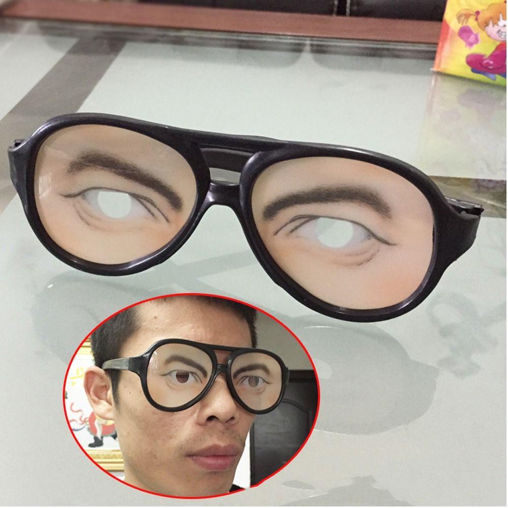 Реквизит для фотобудки Смешные очки День дурака Розыгрыш Игрушка Шутка Новинка Очки Вечеринка