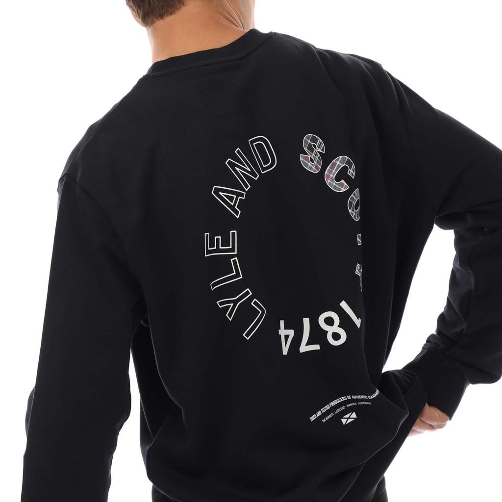 Lyle & Scott Mens Tartan Heritage Graphic Sweatshirt
