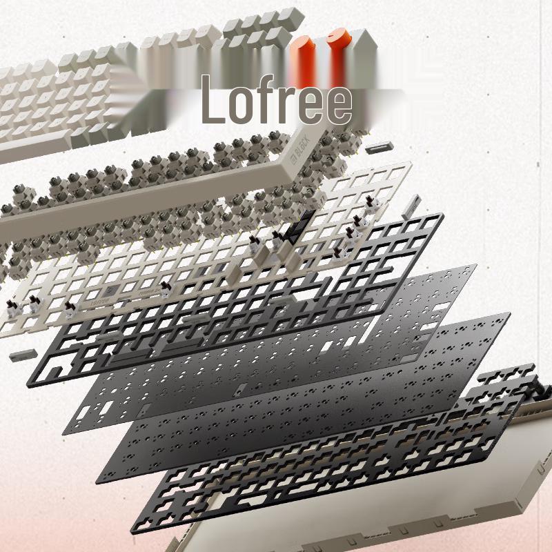 Механическая клавиатура LOFREE OE918 с 98 клавишами, с возможностью горячей замены