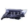 18-19 Toyota Prado Headlight Assembly: Bugatti-Style LED Lens with Daytime Running Light & Turn Signal