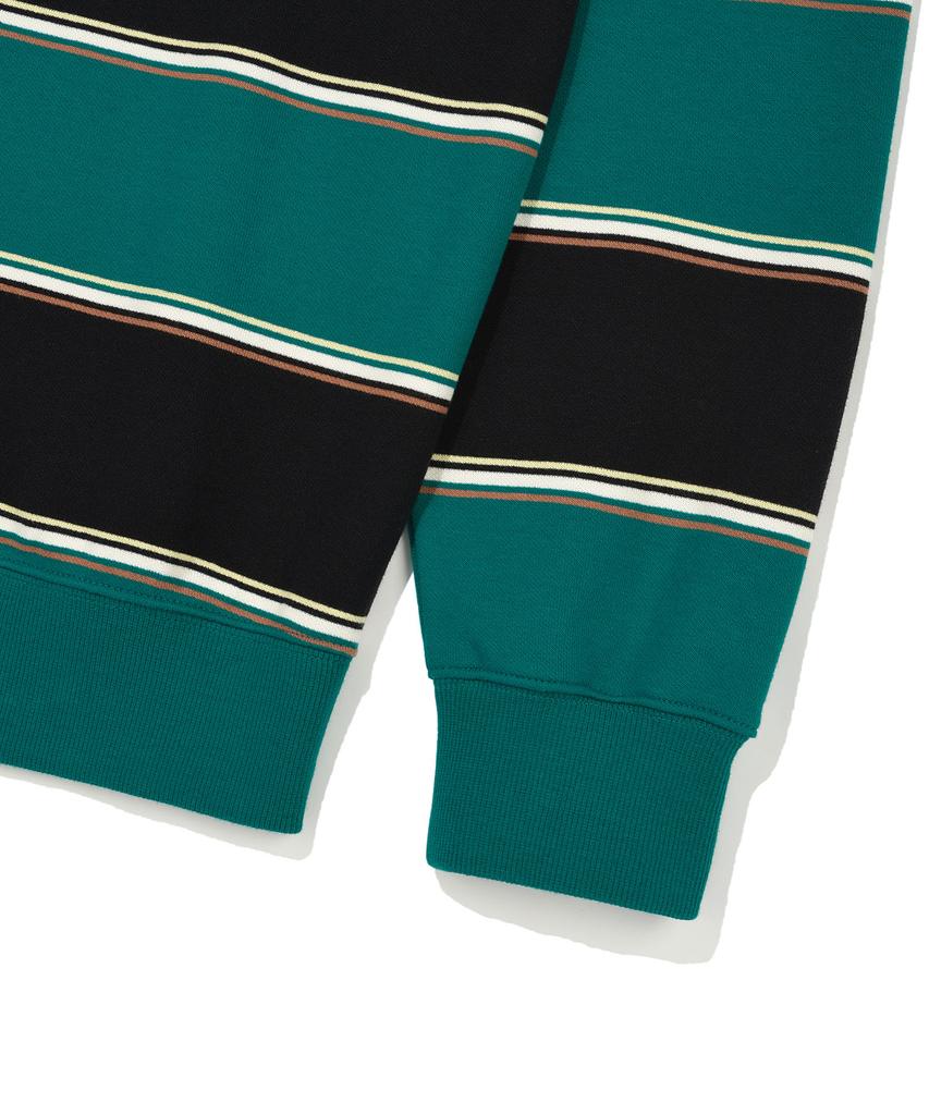 WACKY WILLY Multi-Stripe Sweatshirt Green