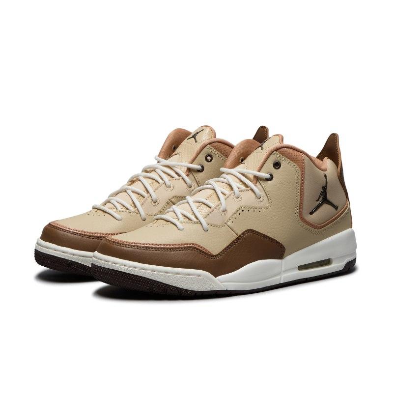 Jordan Courtside 23 Anti-Slip Wear-Resistant Mid-Top Vintage Basketball Shoes Unisex Brown Jordan HV1812-221