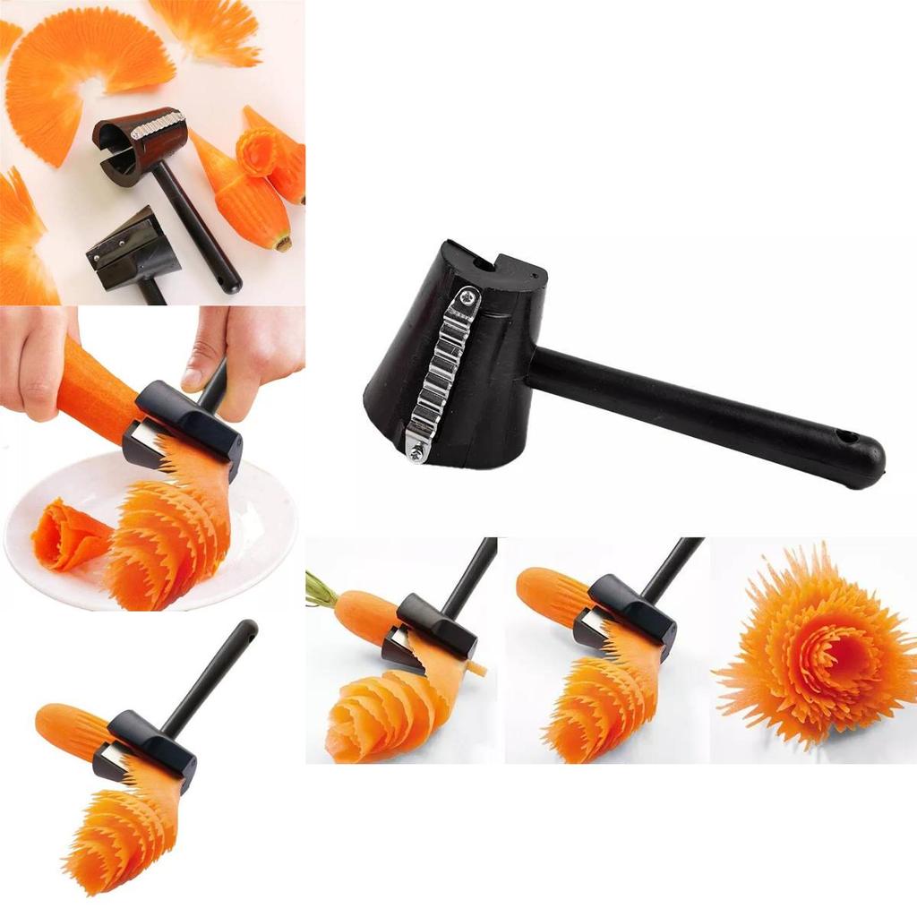 Multi-functional Spiral Funnel Flower Cutter Versatile Kitchen Peeler Device