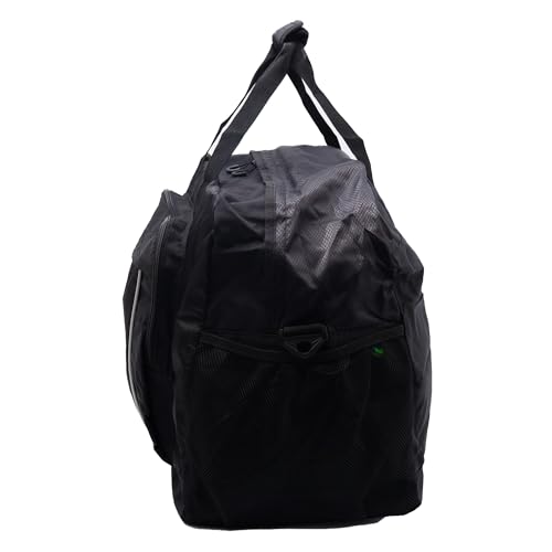 Logo Spark Boston Bag, Large Capacity 60L, 3-Way, Two-Tone Design, Travel Bag, 750kg Capacity, Black
