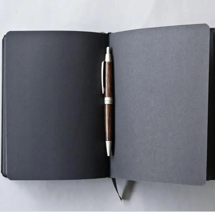 Планета Граффити Черная Картонная Книга Минималистский Твердый Переплет Черная Внутренняя Страница Блокнот Дневник Корейские Справочники Канцелярские Товары Подарки