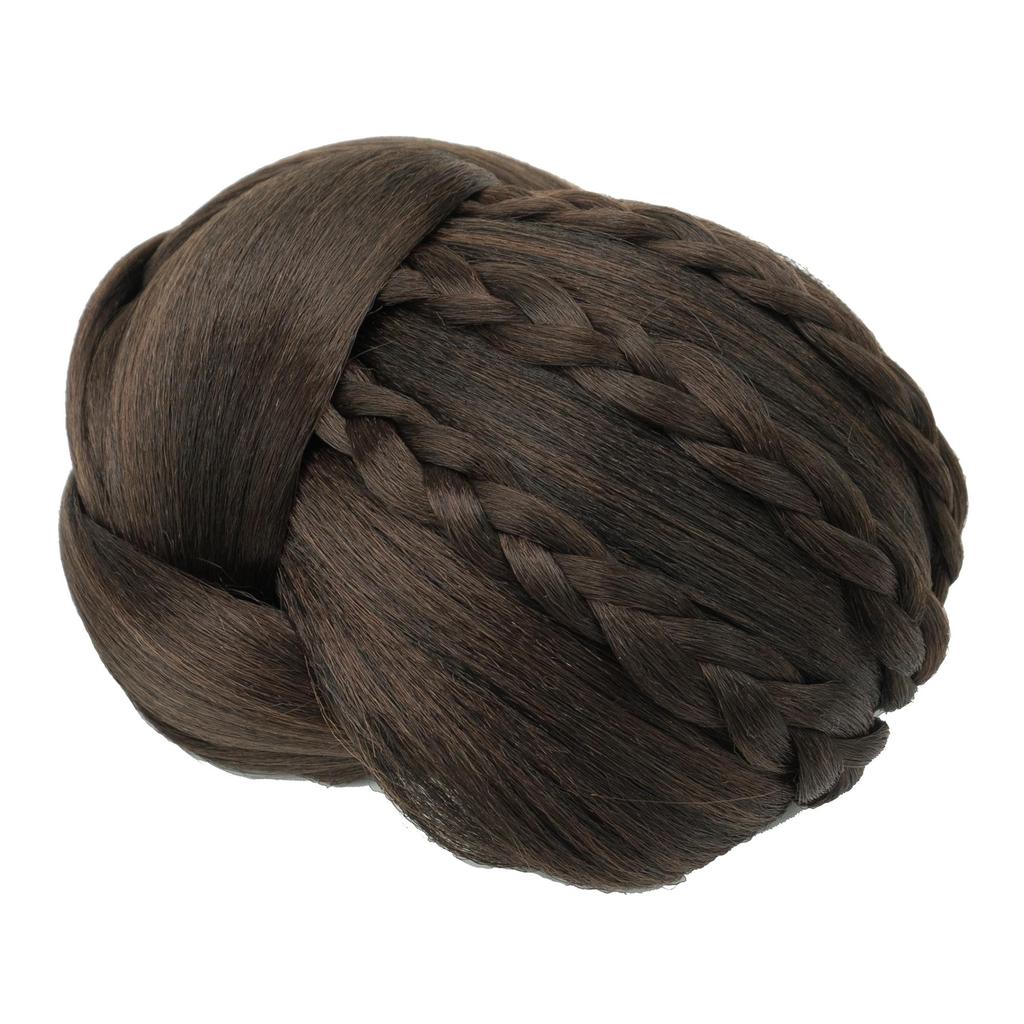 Плетеный шиньон для танцора, накладные волосы в виде пончика, аксессуары для волос, резинки для волос, булочка, заколки для парика, прическа для женщин