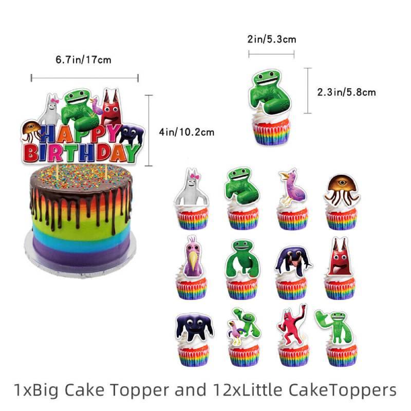 Набор для украшения на день рождения в стиле Garten Of Banban, высококачественные и безопасные материалы