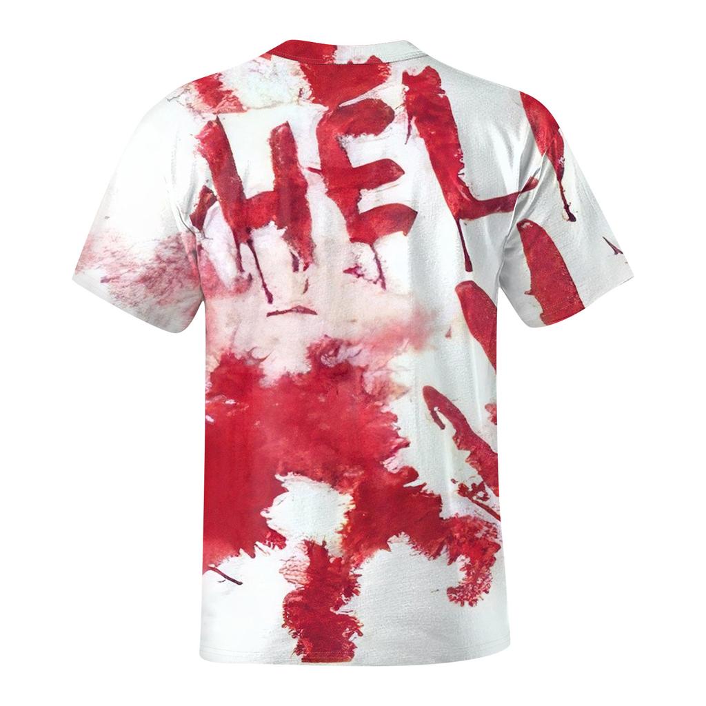 Men's T-shirt T-shirts Graphic Text Pool3D Printing Street Casual Short Sleeve Printed Clothing Basic