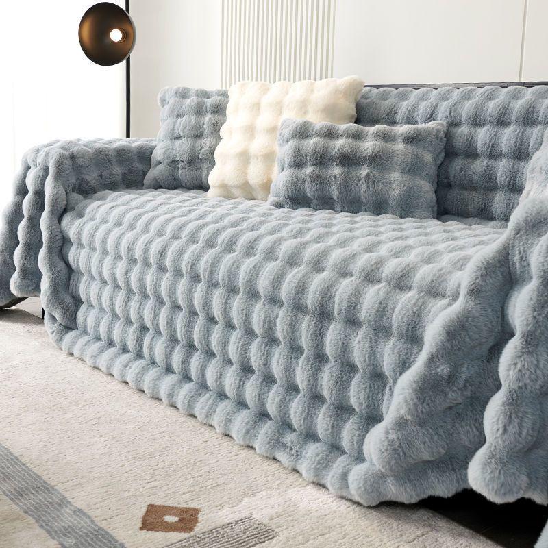 Мягкий нескользящий чехол для дивана, полное покрытие, утолщенный для зимы, универсальный для всех сезонов