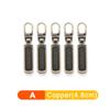 5/1PCS Detachable Zipper Puller Universal Replacement Metal Zipper Head Repair Kits Luggage Purses Handbag Clothes Zipper Slider
