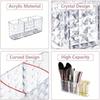Clear Acrylic Cosmetic Storage Box for Eyebrow Pens and Brushes - Cosmetic Storage Box with Container