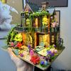 Деревянный 3D-пазл «Сказочный Замок Принцессы» с набором мебели, конструктор для детей и взрослых, подарок на день рождения