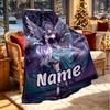 Custom Name Personalized Robin (Honkai Star Rail) Print Blanket, Home Decor, Bedroom, Sofa, Camping, Couch, Gifts for Birthday Christmas
