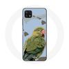Case - Samsung - Galaxy A22 5G - Flexible - Green - Parakeets Birds