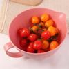 Large Capacity Baking Mixing Bowl V Shaped Diversion Design Non-slip Bottom Salad Mixing Bowl PP with Handle Egg Beating Bowl