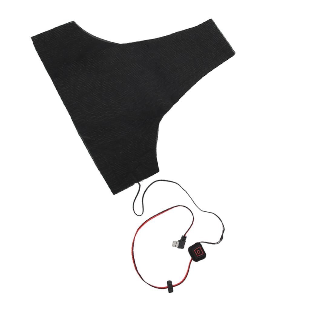 Зимние накладки из сплава с подогревом, USB-подушки для спины, электрический водонепроницаемый комплект теплой одежды