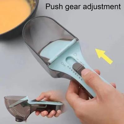 Регулируемый набор мерных ложек без батареек магнитные чашки ложки точные измерения 5 мл-130 мл гаджет для еды кофе муки