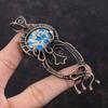 K2 Jasper Copper Pendant Copper Wire Wrapped Jewelry Real Gemstone Pendant Unique Pendant Handmade Jewelry Gift For Him Wire Wrapped Pendant
