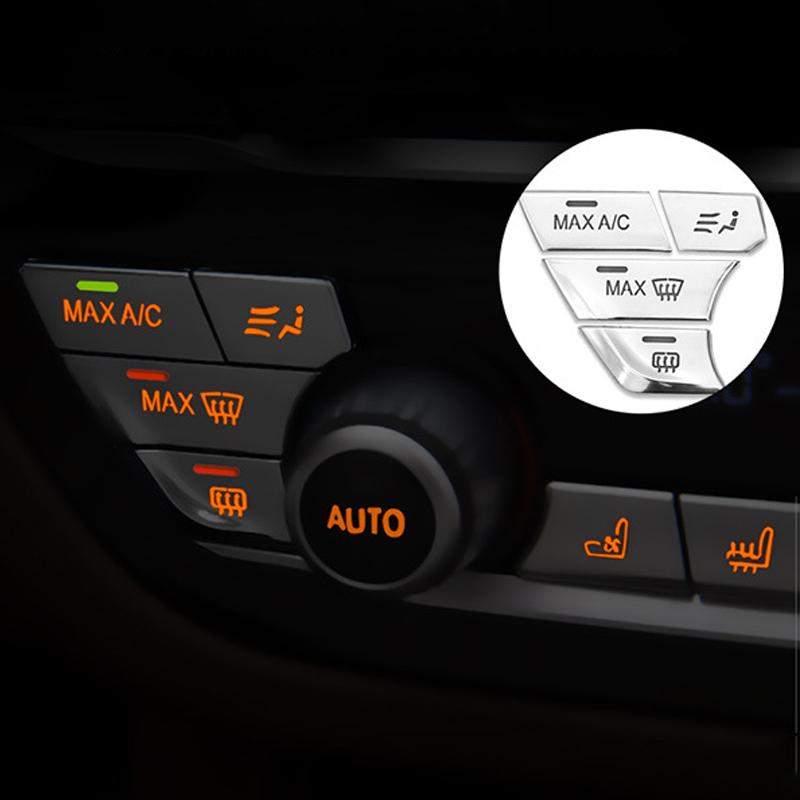 Салон автомобиля Центральное управление Кондиционер CD Панель Кнопка Замена крышки наклейки Автоаксессуары для BMW G30