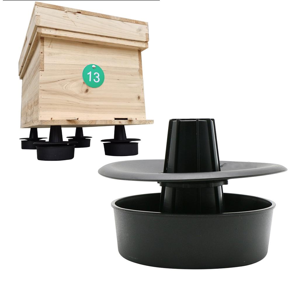 4pcs Bee Hive Stands,Beehive Support Bracket,Waterproof Box Foot Pads,Outdoor Bee Sink Base for Beekeeping
