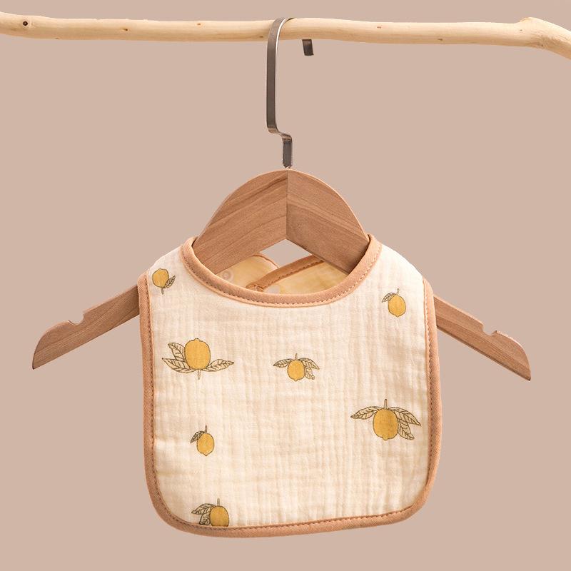 6 Layer Pure Cotton Gauze U Shaped Baby Bib Ultra Absorbent And Anti Dirty Saliva Towel For Infants