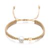 Pearl Bead Star-Shaped Bracelet Adjustable Casual Bracelet Bangle Woven Bracelet  Women