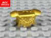 MOC Кубики DIY Раскрашенный Золотой Шлем Брони Меч 4см Фигурка Образовательные Строительные Блоки PG1124 Игрушка Подарки для Детей