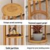 New Chinese Style Bamboo Multi-Tier Plant Stand