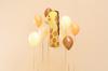 Partydeco Balon Foliowy Cyfra 1 Zyrafa 42X90 Cm Mix