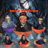 Halloween Decoration Electric Fruit Candy Bowl Lighted Sensing Swinging And Speaking Electric Skeleton Toy