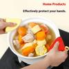 Силиконовый зажим против ожогов, изоляционные перчатки, специальная противоскользящая накладка на палец для микроволновой печи