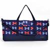 COLORFUL CANDY STYLE Melodica Case for Girls, Shoulder Strap Included, Melodica Bag, Polka Dot and Striped French Ribbon (Navy) N4326900