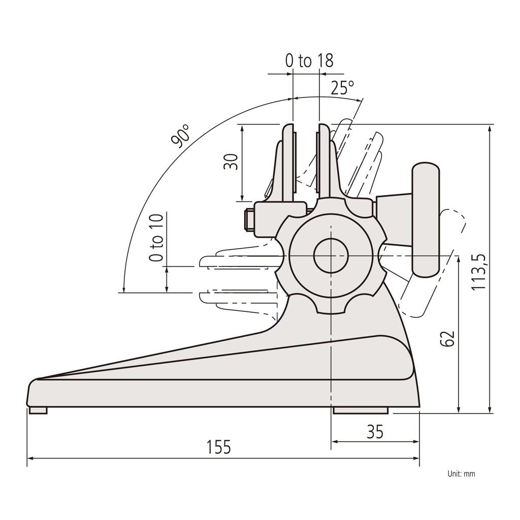 Стойка для микрометра Mitutoyo 156-101-10 MS-RB