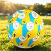 Adventure Time Printed Size 5 Standard Football, Waterproof PU Training Soccer Ball for Outdoor Sports