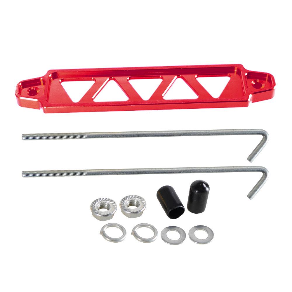 Universal Battery Fixed Bracket Battery Retaining Clamp Tie Down Holder Aluminum