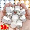 50/1 шт USB ночник мини светодиодный ночник USB штекер лампа внешний аккумулятор зарядка USB книжные светильники круглая лампа для чтения защита глаз