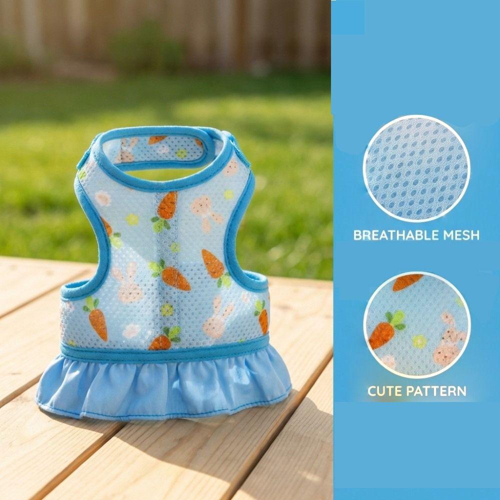 Breathable Mesh Small Pet Harness Escape Proof Guinea Pig Leash Set Pet Walking