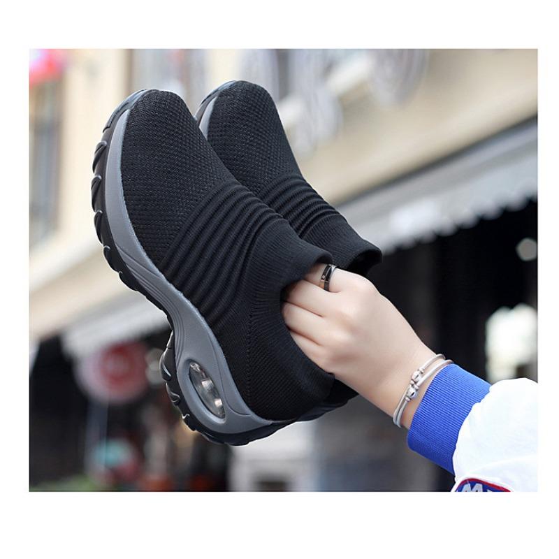 Женская спортивная обувь для путешествий и походов, повседневная обувь на воздушной подушке, увеличивающая рост, для улицы