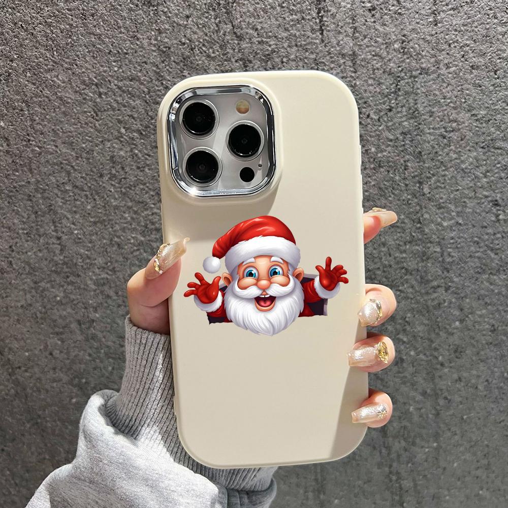 N100 Веселые рождественские мягкие чехлы для телефонов iPhone 15 16 Pro Max Xiaomi 11 Lite 5G NE Redmi 13C Note 11s 13 Покрытие Рамка Защитная задняя крышка камеры