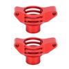 110 RC Rear Steering Cup Aluminum Alloy RC Steering Knuckles Hub for Tamiya TT02Red