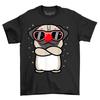 Pug Dog Red Nose Novelty Funny Face T-Shirt Adults and Kids Comedy Tee Shirt
